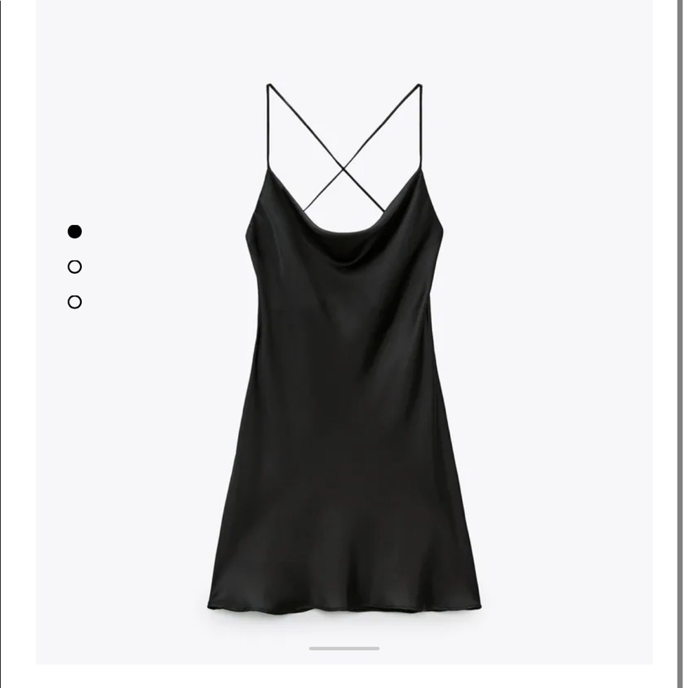 Zara Short Satin Dress